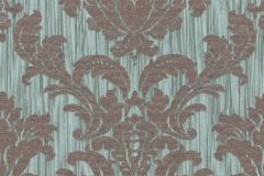 17721 cikkszámú tapéta.Barokk-klasszikus,dekor,textil hatású,kék,szürke,súrolható,vlies tapéta