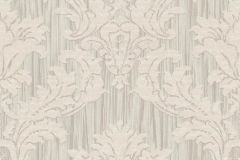 17727 cikkszámú tapéta.Barokk-klasszikus,dekor,textil hatású,fehér,szürke,súrolható,vlies tapéta