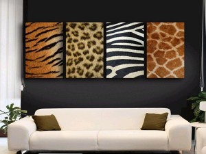 living-room-with-african-decor-use-animal-skin-as-wall-decoration